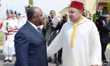 Sa Majesté le Roi Mohammed VI s’entretient à Rabat avec le Président gabonais