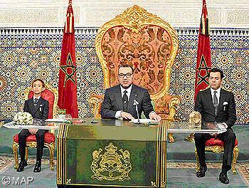 SM le Roi adresse un discours à la Nation à l'occasion du 36ème anniversaire d