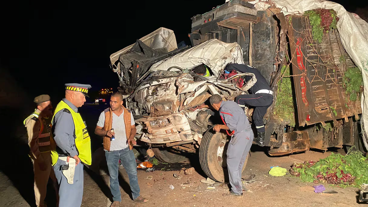 Accident mortel à Taroudant : huit victimes sur la RN1