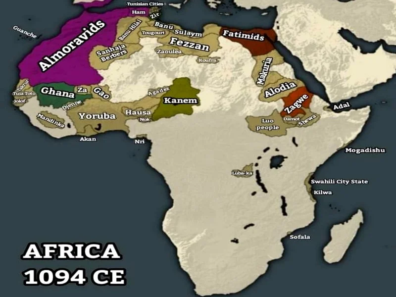 L'AFRIQUE EN 1094 après Jésus Christ !