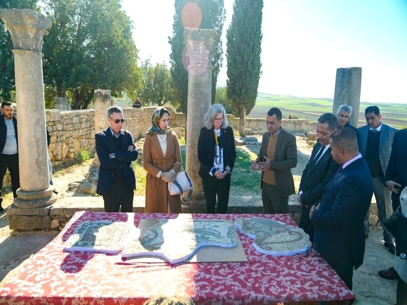 Volubilis : Achèvement du projet de restauration des mosaïques