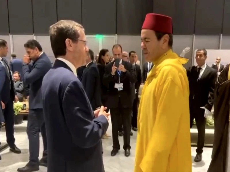 COP27 : Le président israélien rencontre le prince Moulay Rachid