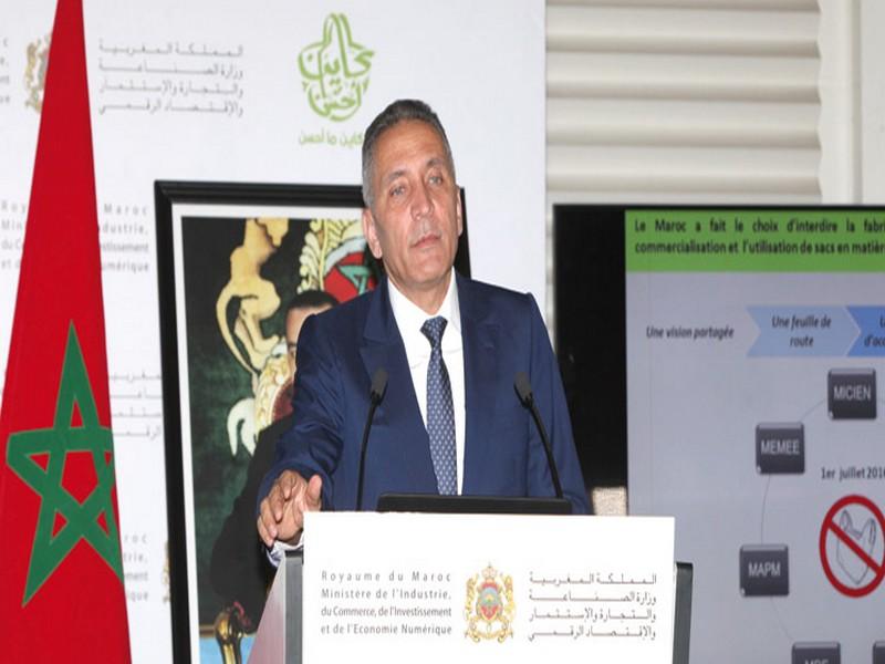 Entrée en vigueur de la loi contre les sacs en plastique: Moulay Hafid Elalamy présente les mesure