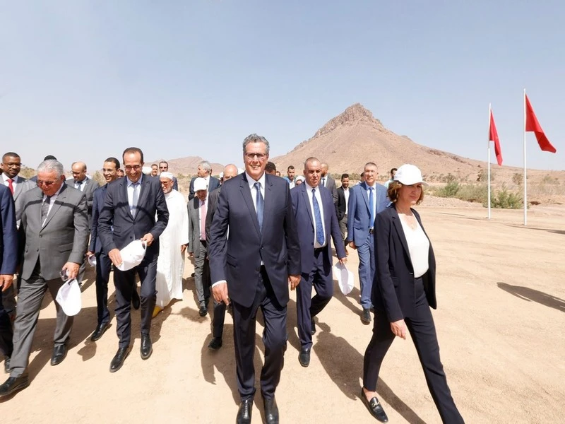 Akhannouch inspecte plusieurs projets socio-économiques dans la province de Zagora