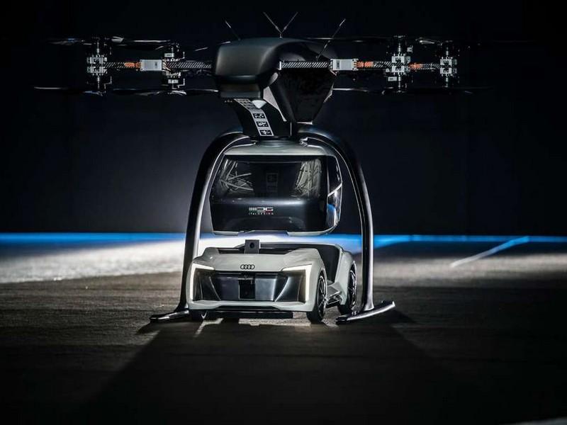 Pop.Up Next : Airbus et Audi font voler une maquette de leur drone-navette