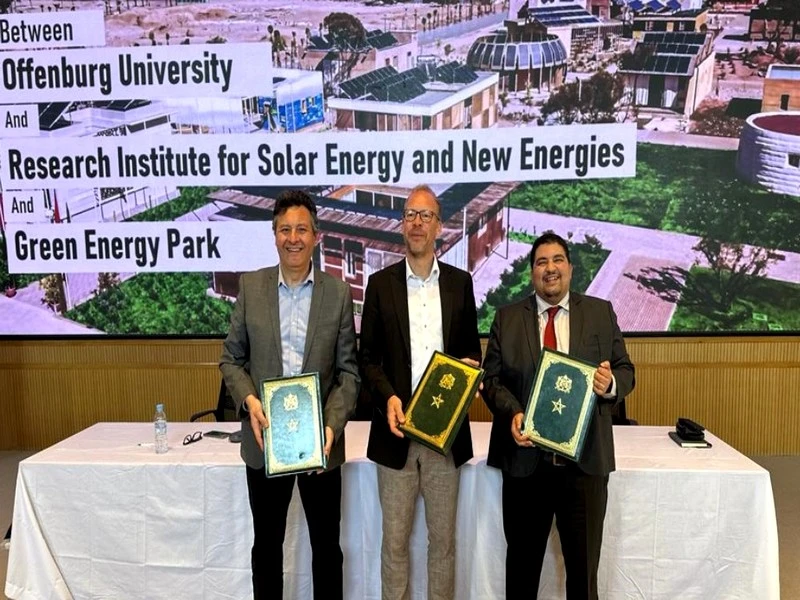 Énergies renouvelables : Le Green Energy Park, l’IRESEN et l’Université d’Offenburg s'allien