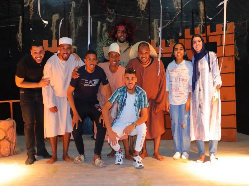 THEATRE TATA SUD MAROC : Quelle belle réussite pour l'Association des Beaux Art NIBRAS AL ATAMA de 