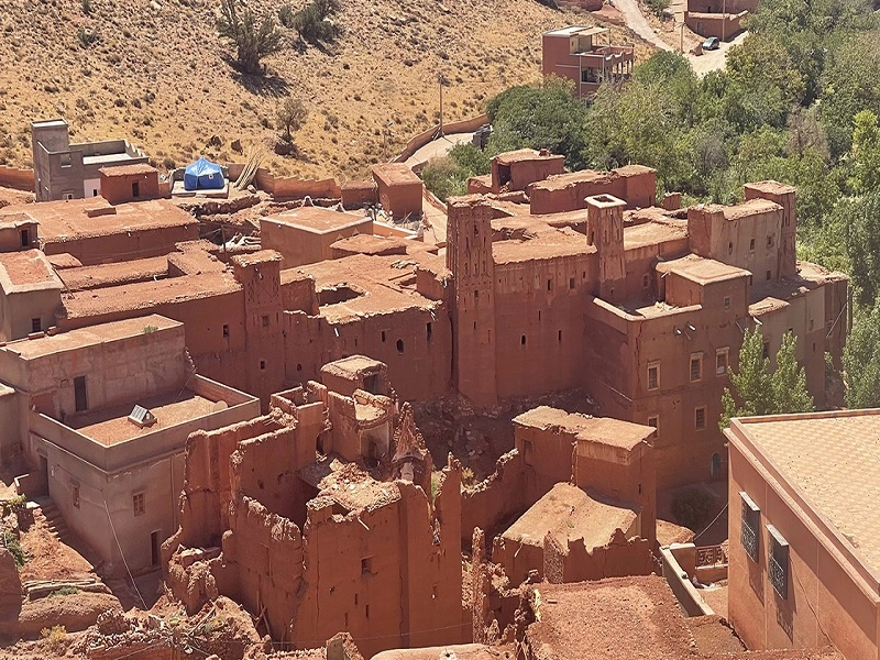 Les kasbahs d’Anmiter, muses de Majorelle, durement touchées par le séisme, le cri d’alarme de