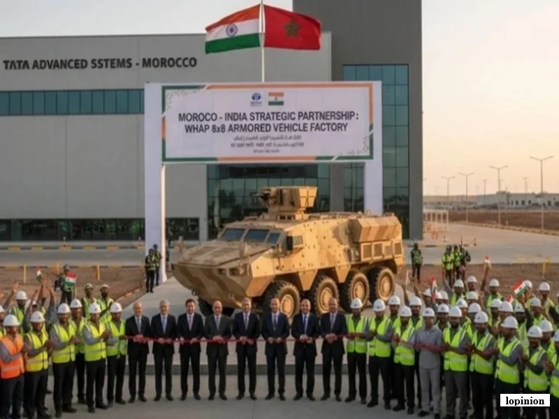 Maroc : TATA inaugure une usine de blindés à Berrechid