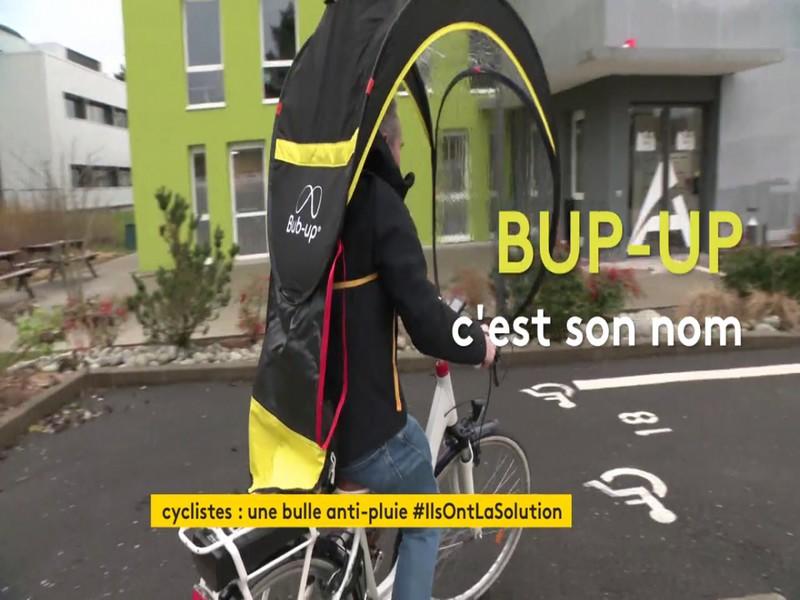 #VELO_PLUIE_INNOVATION:   Innovation - une bulle de protection pour faire du vélo par tous les temp