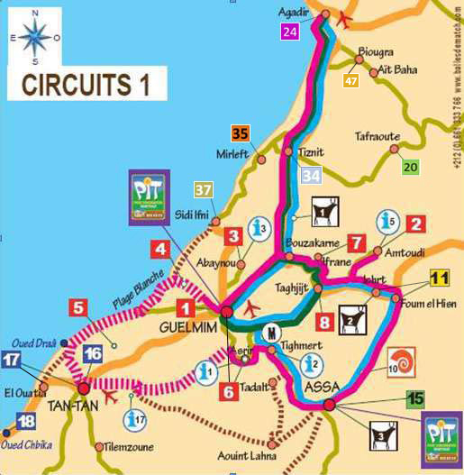 Circuits sud Maroc