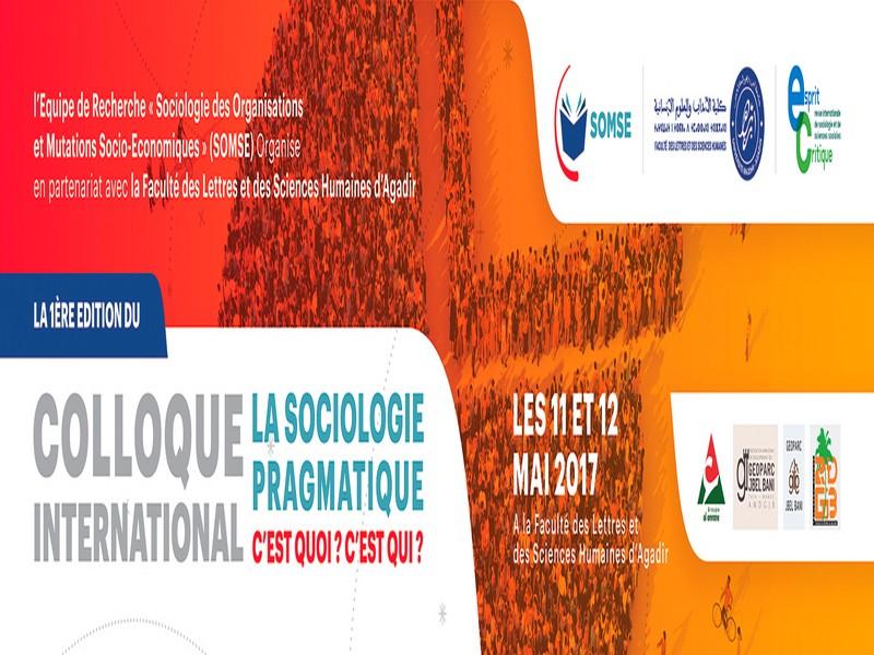 Colloque International « La sociologie pragmatique. C’est quoi ? C’est qui ? »