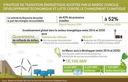 Transition énergétique  La stratégie du Maroc concilie développement économique 