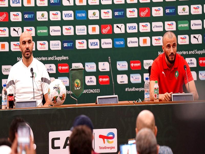 Maroc-Tanzanie : l’essentiel de la conf’ de Walid Regragui et Romain Saïss