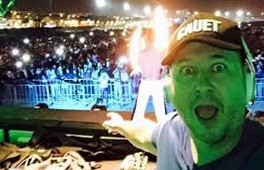Fin D’année 2014 Magnifique spectacle de sons et lumières à Agadir