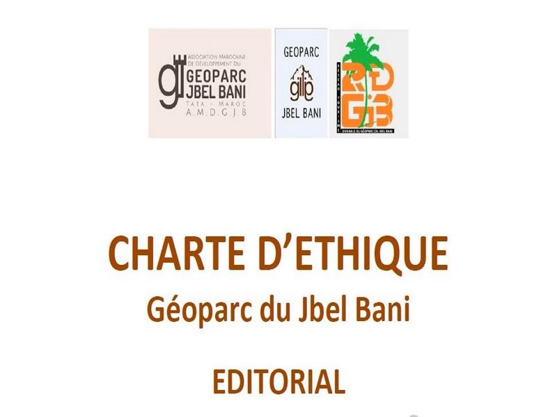 CHARTE D’ETHIQUE DU TERRITOIRE SOUTENABLE GEOPARC JBEL BANI - SUD MAROC