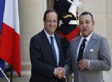 Hollande se rend au Maroc début 2013 à linvitation du Roi Mohammed VI 