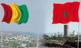 Arrivée de S.M. le Roi à Conakry Conakry réserve un accueil triomphal à Sa Majesté le Roi Mohammed VI