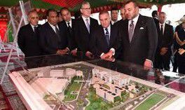 Pose de la première pierre de l’Université Mohammed VI des sciences de la sant&eacut
