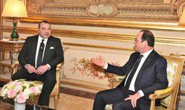 S.M. le Roi, en visite privée à Paris, s'entretient avec le Président français Les deux Chefs d'état se réjouissent de la nouvelle dynamique de coopération confiante et ambitieuse entre la France et 
