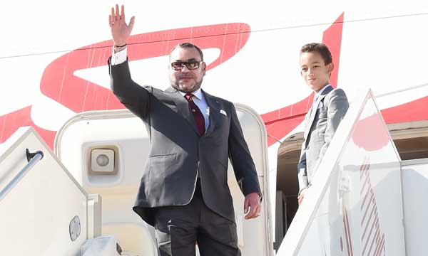 Sa Majesté le Roi quitte Tunis au terme de sa visite officielle en Tunisie