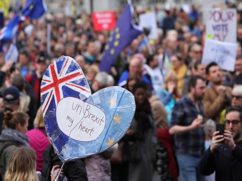 EN IMAGES. Brexit : une manifestation monstre à Londres pour réclamer un nouveau référendum