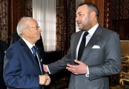 Message de condoléances et de solidarité du Roi Mohammed VI au président tunisi