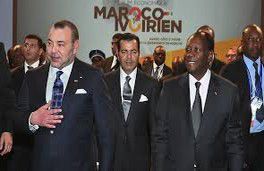 S.M. le Roi et le Chef de l'État ivoirien président la cérémonie de cl&o