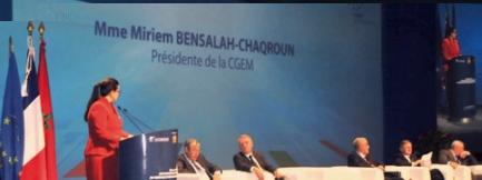 Verbatim de Miriam Bensalah   présidente de la CGEM