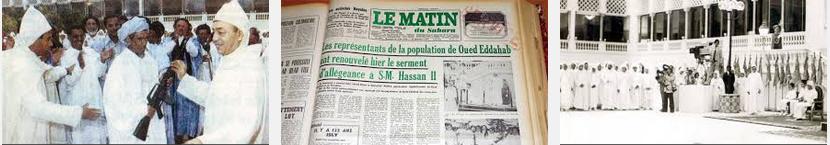 14 août 1979, Oued Eddahab renouvelle son allégeance au Roi du Maroc