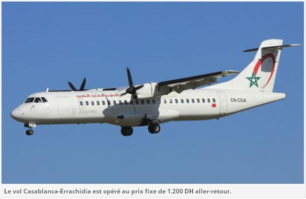 Transport aérien Royal Air Maroc lance la ligne Casablanca-Errachidia