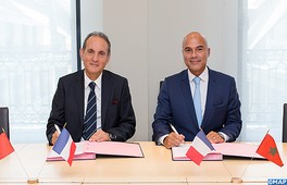 Signature à Paris d'une convention entre l'ONMT et Sanofi pour l'organisation d'év&eac