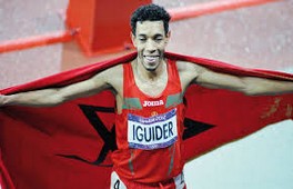Mondiaux 2015 le Marocain Abdelaati Iguider médaillé de bronze sur 1500m