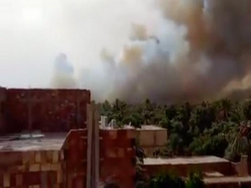 Errachidia: Plus de 2.540 palmiers ravagés par le feu dans l’oasis de Ziz à Aoufous