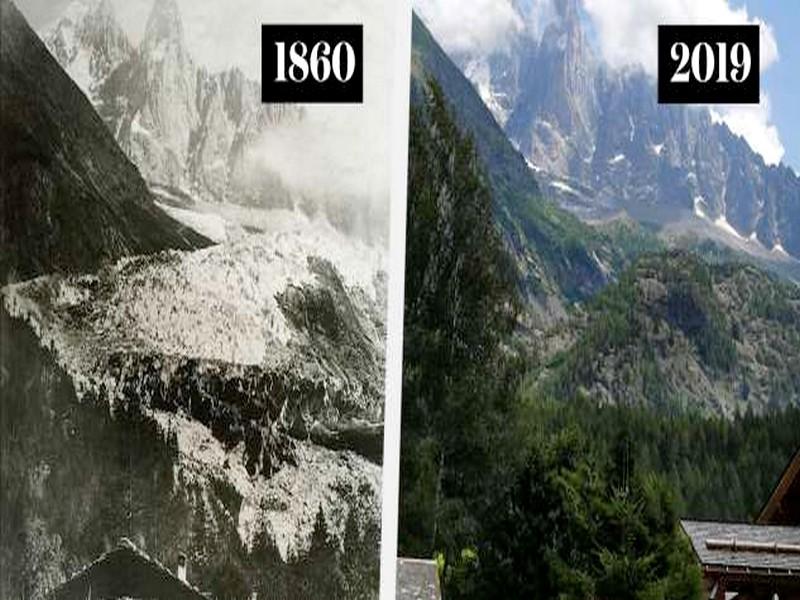 La dramatique fonte des glaciers de Haute-Savoie en images 