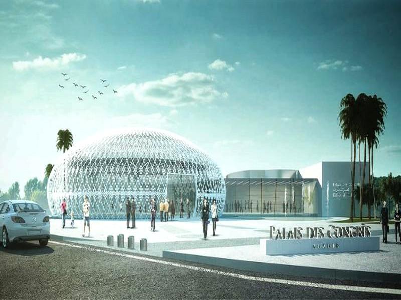 #MAROC_palais_des_congres_AGADIR_RTDRGJB_SOUSS_MASSA: LE PROJET DE PALAIS DES CONGRÈS ET EXPOSITIONS D’AGADIR