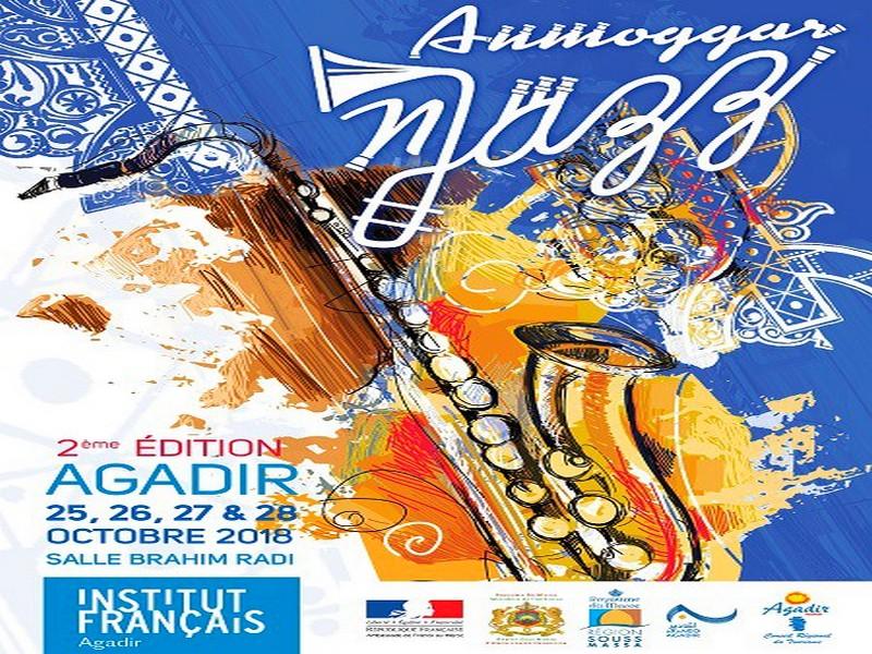 2ème édition de l’ANMOGGAR N JAZZ du 25 au 28 octobre à Agadir