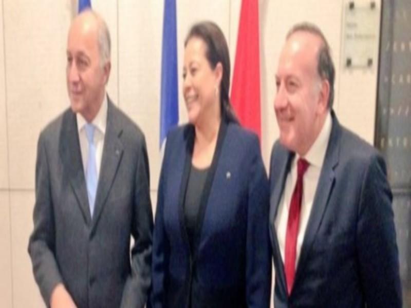 COP22: Meriem Bensalah rencontre à Paris Pierre Gattaz et Laurent Fabius