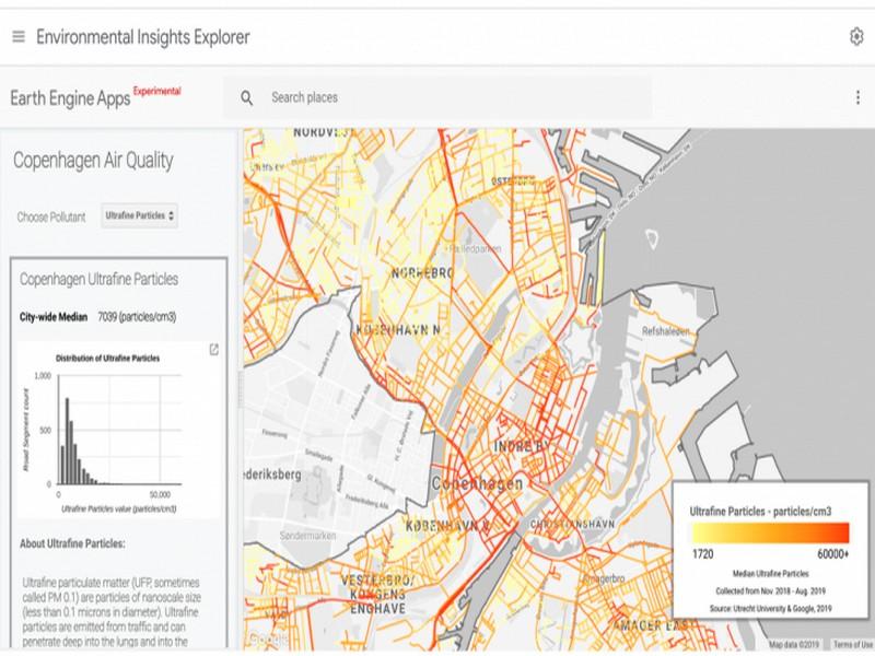 Google lance un outil pour mesurer la pollution IRL dans les villes