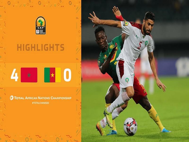 #MAROC_CAMEROUN_CHAN2021: Le Maroc surclasse le Cameroun (4-0) et se qualifie pour la finale