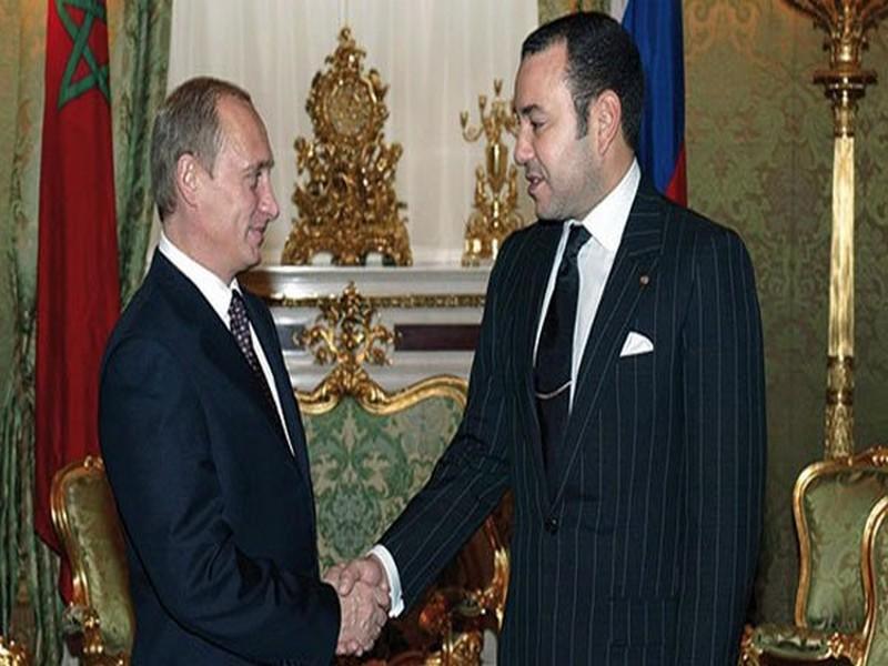 Le Roi Mohammed VI à Moscou le 15 mars