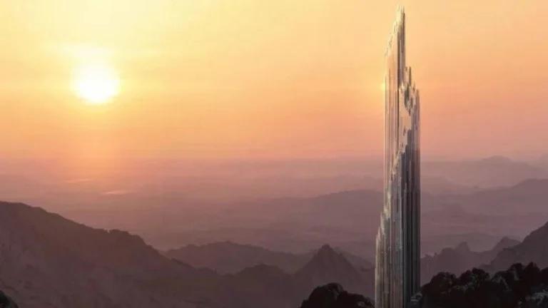 Plus grande que la Tour Eiffel ! La nouvelle folie architecturale d'Arabie Saoudite sera à proximité de la neige et d'un lac artificiel