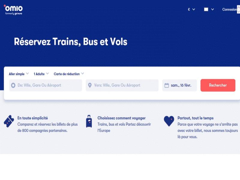 La plate-forme de réservation GoEuro change de nom et devient Omio