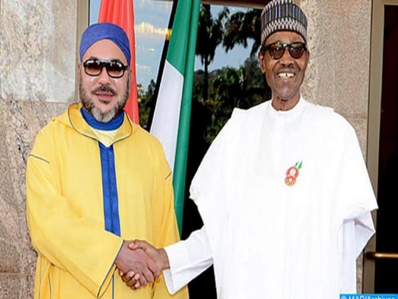 #MAROC_NIGERIA_PROJETS: Echange téléphonique entre le roi et le président du Nigéria pour relancer les projets stratégiques entre les deux pays