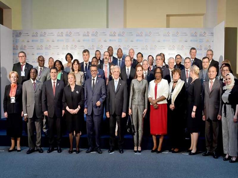 Son Altesse Royale la Princesse Lalla Salma prend part à la Conférence mondiale de l'OMS sur les maladies non transmissibles