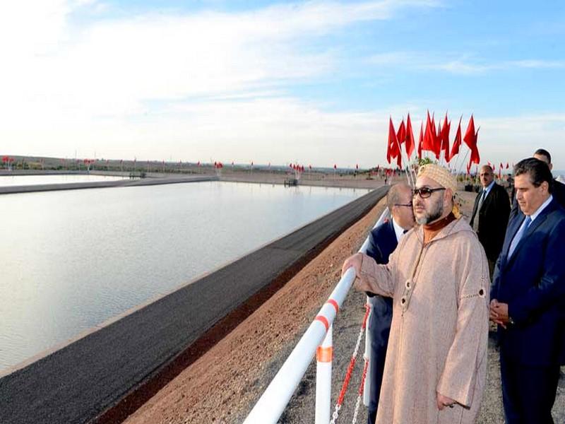 Le Souverain procède à la commune Tamesloht à la mise en service d’un bassin de décantation de l’eau d’irrigation d’un volume de 100.000 m3