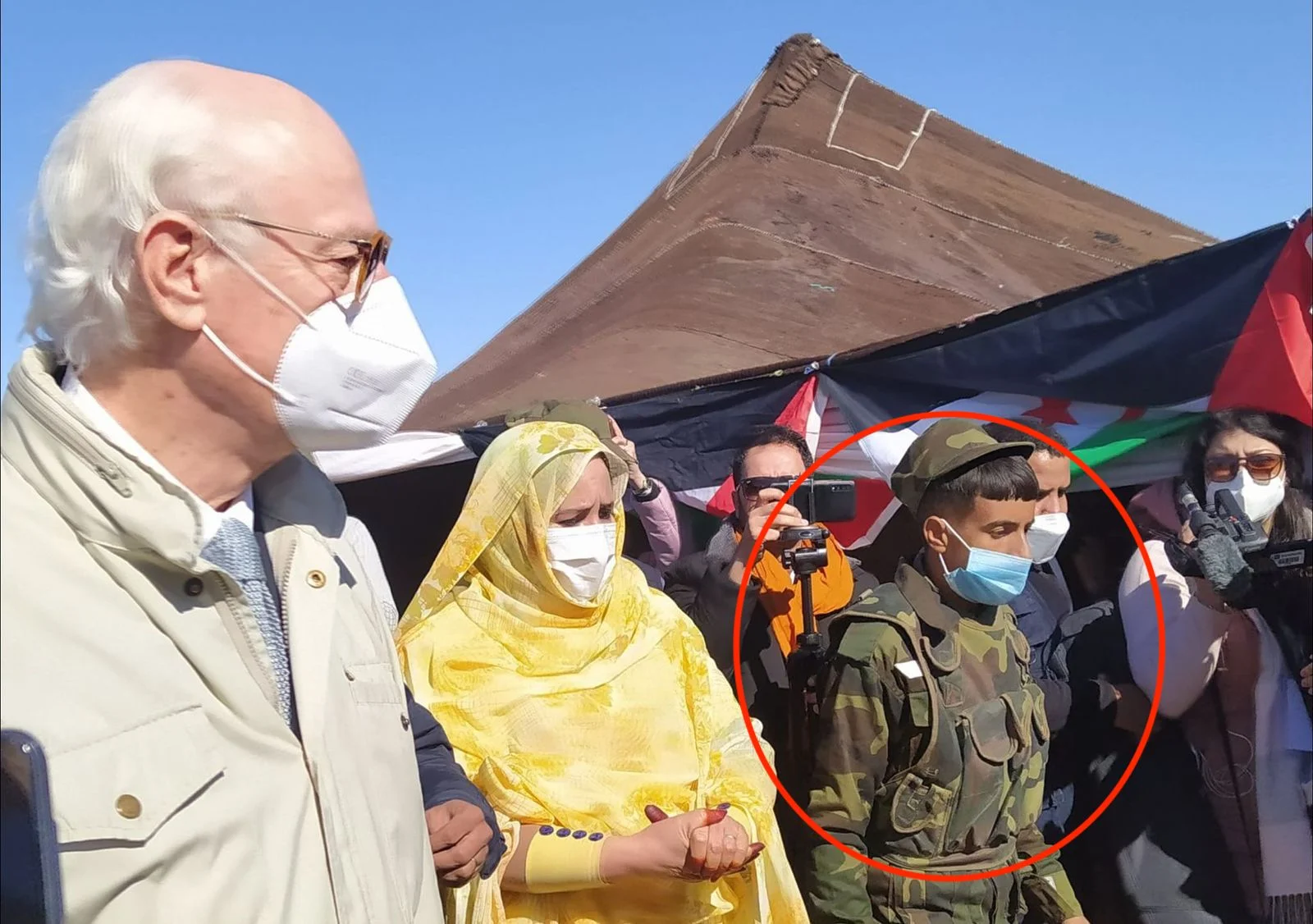 L’enfant-soldat du Polisario qui entache la visite De Mistura à Tindouf