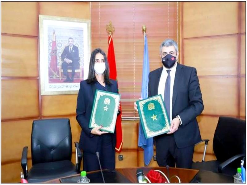 #MAROC_Nadia_Fettah: Elle reçoit le SG de l'OMT, une lettre d'intention co-signée 