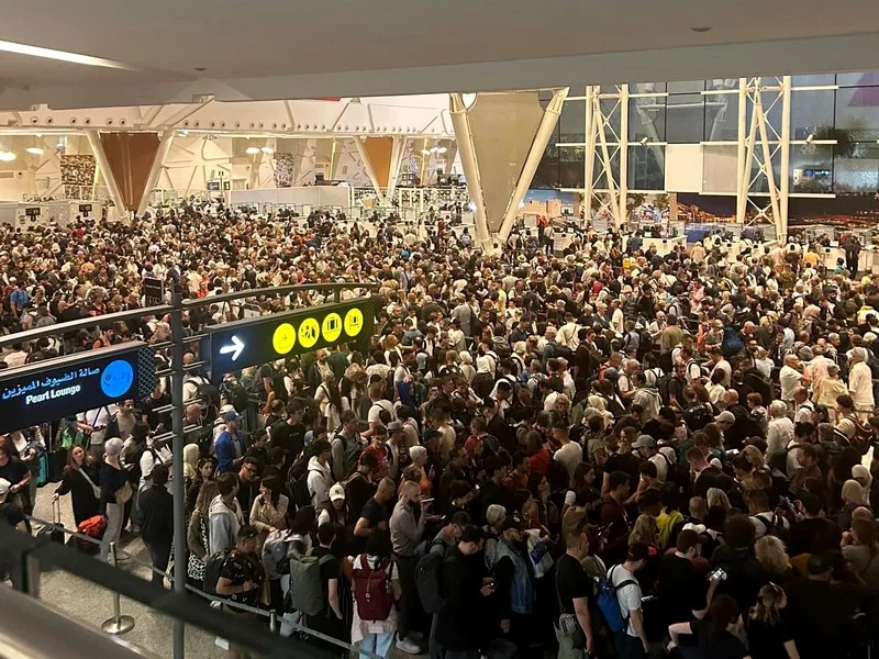 Chaos à l'aéroport de Marrakech en raison des tensions au Moyen-Orient et des vacances pascales
