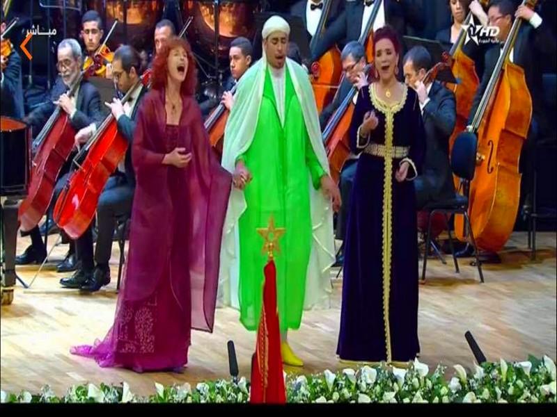 L'Adhan, l'Ave Maria et Adonaï chantés en choeur devant le Pape et Mohammed VI